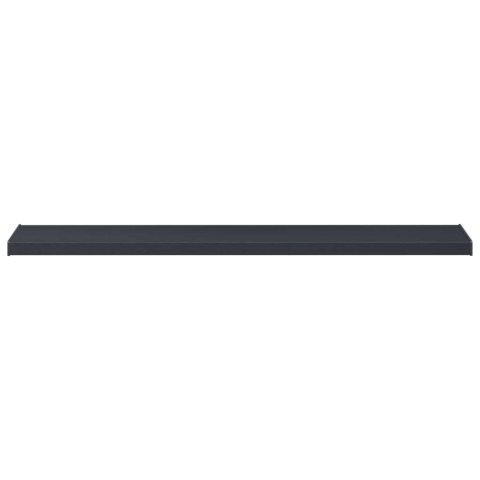 VidaXL Parapet okienny Antracytowy z rysunkiem drewna PVC