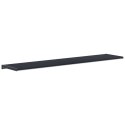 VidaXL Parapet okienny Antracytowy z rysunkiem drewna PVC