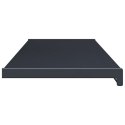 VidaXL Parapet okienny Antracytowy z rysunkiem drewna PVC