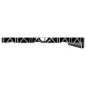 VidaXL Parapet okienny Antracytowy z rysunkiem drewna PVC