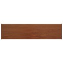 VidaXL Parapet okienny Brązowe drewno 100 x 20 x 4,5 cm PVC