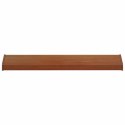 VidaXL Parapet okienny Brązowe drewno 100 x 20 x 4,5 cm PVC