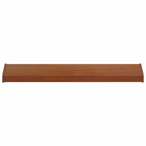 VidaXL Parapet okienny Brązowe drewno 100 x 20 x 4,5 cm PVC