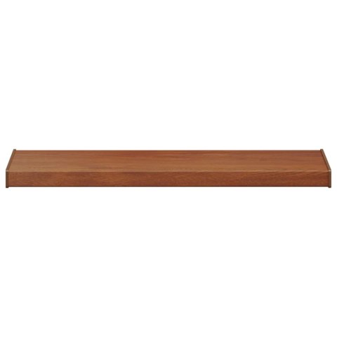 VidaXL Parapet okienny Brązowe drewno 100 x 30 x 4,5 cm PVC