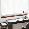 VidaXL Parapet okienny Brązowe drewno 120 x 15 x 4,5 cm PVC