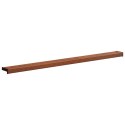 VidaXL Parapet okienny Brązowe drewno 120 x 15 x 4,5 cm PVC
