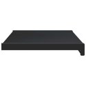 VidaXL Parapet okienny Czarny z rysunkiem drewna 100 x 30 x 4,5 cm PVC