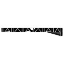 VidaXL Parapet okienny Czarny z rysunkiem drewna 120 x 30 x 4,5 cm PVC