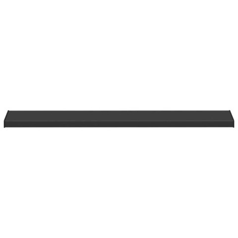 VidaXL Parapet okienny Czarny z rysunkiem drewna 140 x 20 x 4,5 cm PVC
