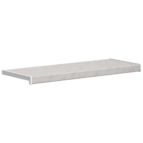 VidaXL Parapet okienny Klejek marmurowy 100 x 35 x 4,5 cm PVC