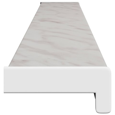 VidaXL Parapet okienny Klejek marmurowy 120 x 15 x 4,5 cm PVC