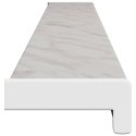 VidaXL Parapet okienny Klejek marmurowy 140 x 15 x 4,5 cm PVC