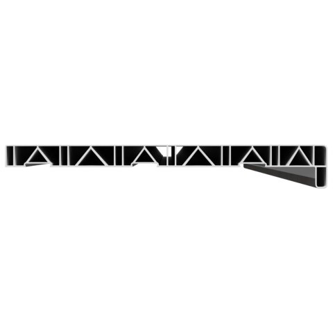 VidaXL Parapet okienny Klejek marmurowy 140 x 30 x 4,5 cm PVC