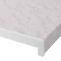 VidaXL Parapet okienny Klejek marmurowy 140 x 30 x 4,5 cm PVC