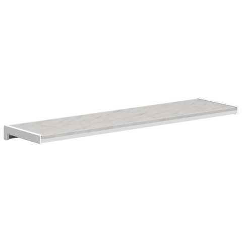 VidaXL Parapet okienny Klejek marmurowy 60 x 25 x 4,5 cm PVC