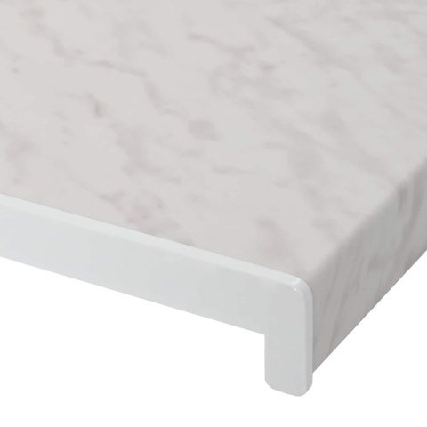 VidaXL Parapet okienny Klejek marmurowy 60 x 30 x 4,5 cm PVC