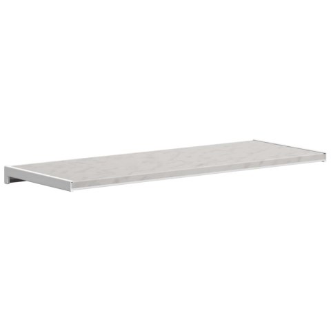 VidaXL Parapet okienny Klejek marmurowy 80 x 35 x 4,5 cm PVC