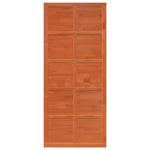 VidaXL Drzwi do stodoły Sosna woskowana 80 x 2,5 x 208 cm