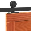 VidaXL Drzwi do stodoły Sosna woskowana 80 x 2,5 x 208 cm