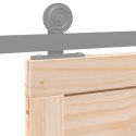 VidaXL Drzwi do stodoły naturalny 80 x 2,5 x 208 cm