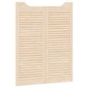 VidaXL Drzwi wahadłowe 2 pcs naturalny Lite drewno sosnowe