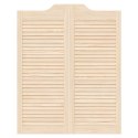 VidaXL Drzwi wahadłowe 2 pcs naturalny Lite drewno sosnowe
