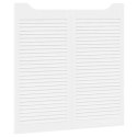 VidaXL Drzwi wahadłowe Biały 100 x 50 cm Lite drewno sosnowe