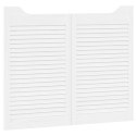 VidaXL Drzwi wahadłowe Biały 80 x 50 cm Lite drewno sosnowe