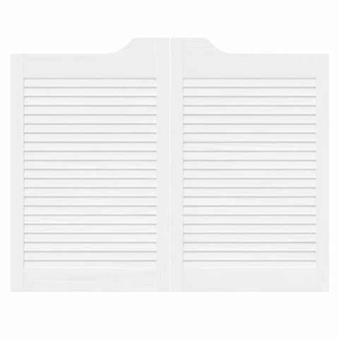 VidaXL Drzwi wahadłowe Biały 80 x 50 cm Lite drewno sosnowe