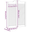 VidaXL Drzwi wahadłowe naturalny 100 x 40 cm Lite drewno sosnowe