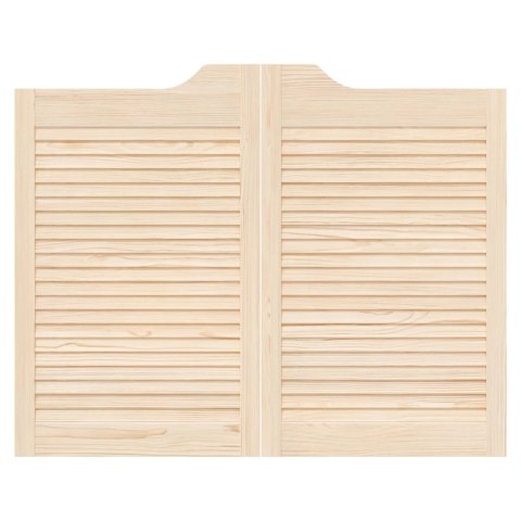 VidaXL Drzwi wahadłowe naturalny 80 x 50 cm Lite drewno sosnowe