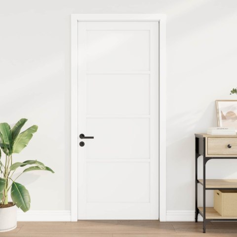 VidaXL Drzwi wewnętrzne Biały 86 x 211 cm sklejka