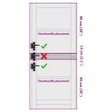VidaXL Drzwi wewnętrzne Biały 86 x 211 cm sklejka