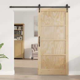 VidaXL Drzwi wewnętrzne naturalny 93 x 202 cm sklejka
