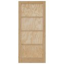 VidaXL Drzwi wewnętrzne naturalny 93 x 211 cm sklejka