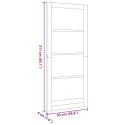 VidaXL Drzwi wewnętrzne naturalny 93 x 211 cm sklejka
