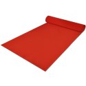 VidaXL Dywan czerwony 1 x 10 m Poliester