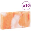 VidaXL Kamienie Solne 10 pcs różowy 20 x 2,5 x 10 cm Sól kamienna