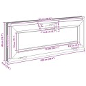 VidaXL Okno piwniczne RISOR 100 x 40 cm PVC i szkło Biały