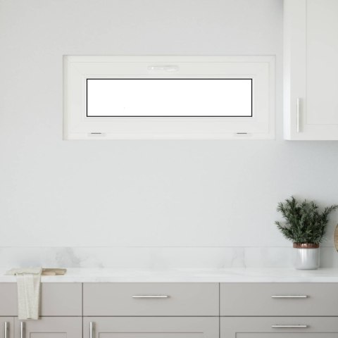 VidaXL Okno piwniczne RISOR 100 x 40 cm PVC i szkło antracytowy