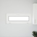 VidaXL Okno piwniczne RISOR 100 x 40 cm PVC i szkło antracytowy