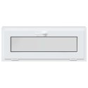 VidaXL Okno piwniczne RISOR 100 x 40 cm PVC i szkło antracytowy