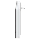 VidaXL Okno piwniczne RISOR 100 x 40 cm PVC i szkło antracytowy