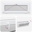 VidaXL Okno piwniczne RISOR 100 x 40 cm PVC i szkło antracytowy