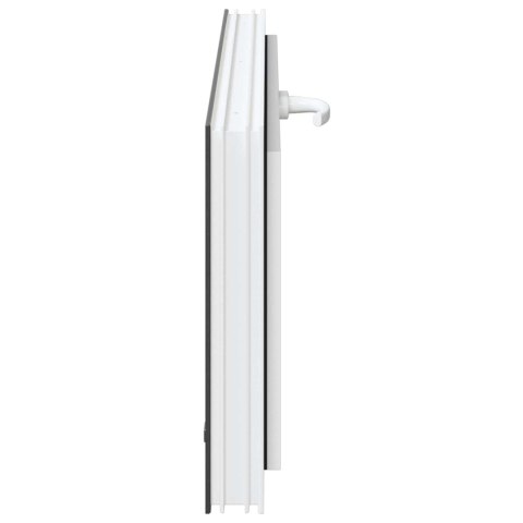 VidaXL Okno piwniczne RISOR 100 x 40 cm PVC i szkło antracytowy