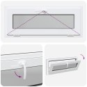 VidaXL Okno piwniczne RISOR 100 x 40 cm PVC i szkło antracytowy