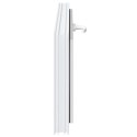 VidaXL Okno piwniczne RISOR 110 x 40 cm PVC i szkło Biały