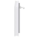 VidaXL Okno piwniczne RISOR 60 x 40 cm PVC i szkło Biały