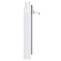 VidaXL Okno piwniczne RISOR 60 x 40 cm PVC i szkło Biały