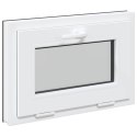 VidaXL Okno piwniczne RISOR 60 x 40 cm PVC i szkło antracytowy